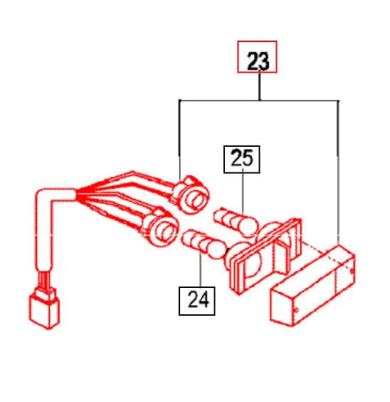 Mahindra Tractor Taillight Assembly 16007023300 Mahindra Direct Parts