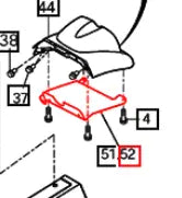 Mahindra Tractor Taillight Cover Plate Right Hand RH 13016063000GB Mahindra