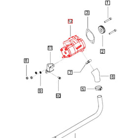 Mahindra Tractor Tandem Hydraulic Oil Pump 007211874V91 Mahindra