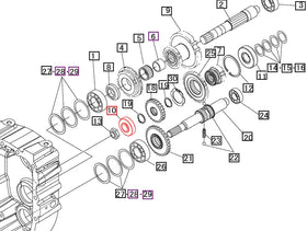 Mahindra Tractor Taper Bearing 07701130304 Mahindra Direct Parts