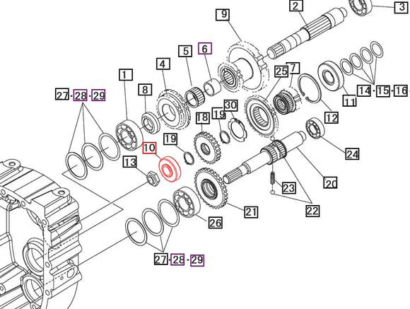 Mahindra Tractor Taper Bearing 07701130304 Mahindra Direct Parts