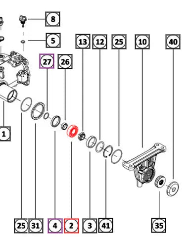 Mahindra Tractor Taper Roller Bearing 006515681B91 Mahindra Direct Parts