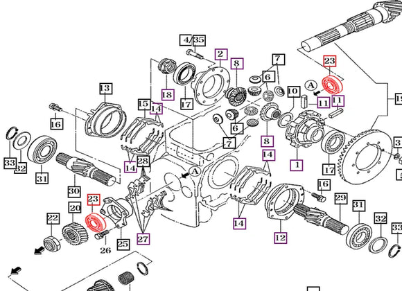 Mahindra Tractor Taper Roller Bearing V6321132208 Mahindra Direct Parts
