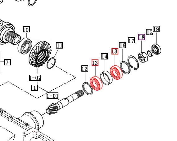 Mahindra Tractor Taper Roller Bearing V6341130306 Mahindra Direct Parts