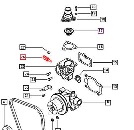 Mahindra Tractor Temperature Sensor E007701307D91 Mahindra Direct Parts