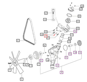 Mahindra Tractor Temperature Sensor Unit E007700921B91 Mahindra Direct Parts