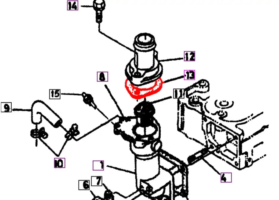 Mahindra Tractor Thermostat Gasket Mahindra Direct Parts