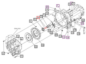Mahindra Tractor Throw Out Bearing Bushing 07972022150 Mahindra Direct Parts
