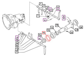 Mahindra Tractor Throwout Bearing Sleeve 006501069C1 Mahindra