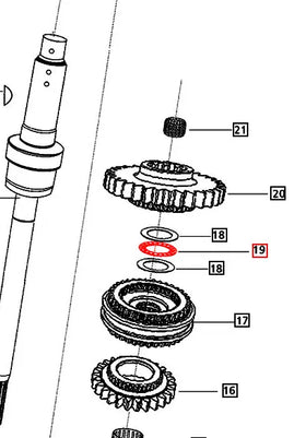 Mahindra Tractor Thrust Bearing 000012350P04 Mahindra Direct Parts