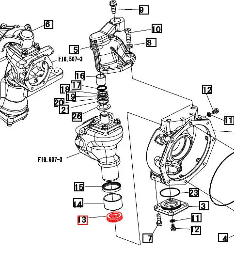 Mahindra Tractor Thrust Bearing 07600051106 Mahindra Direct Parts