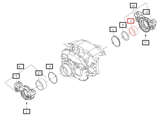 Mahindra Tractor Thrust Bushing 006506216C1 Mahindra Direct Parts