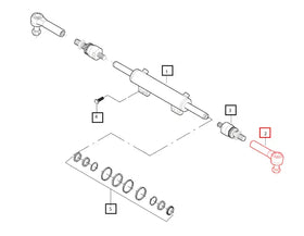 Mahindra Tractor Tie Rod 006518741C1 Mahindra Direct Parts