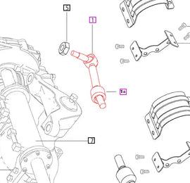 Mahindra Tractor Tie Rod Assembly E007603354D92 Mahindra Direct Parts