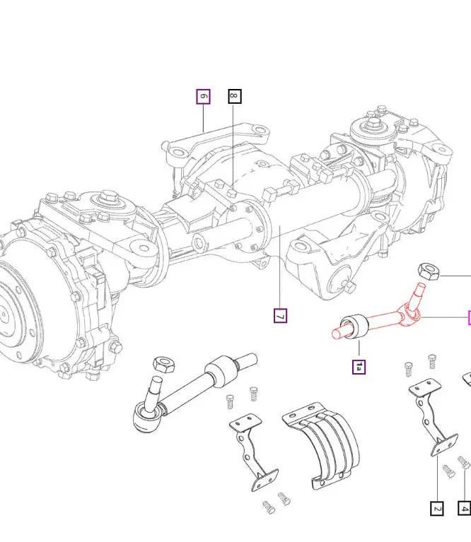 Mahindra Tractor Tie Rod Assembly Mahindra Direct Parts