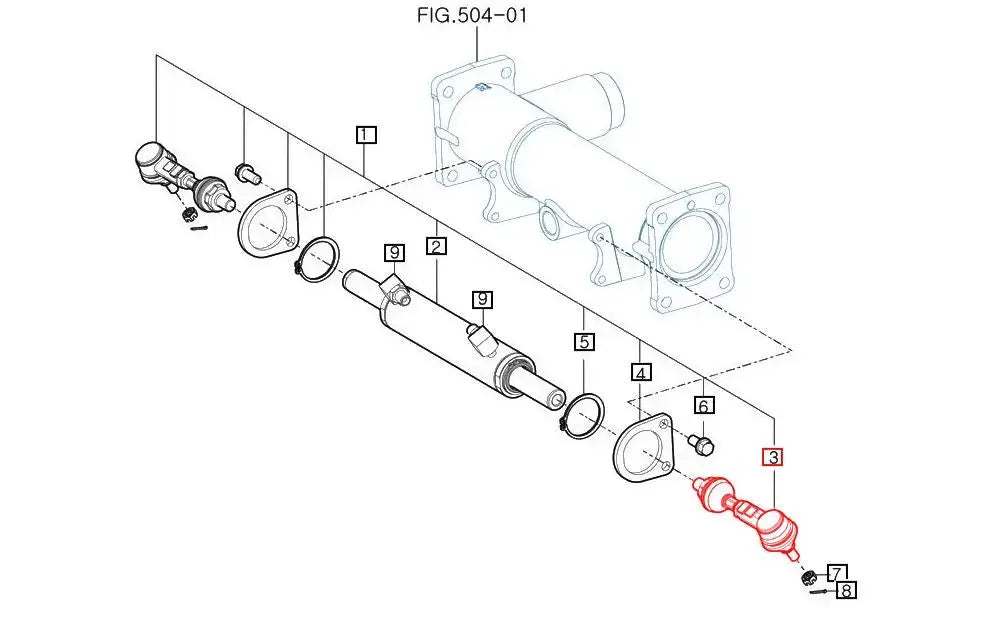 Mahindra Tractor Tie Rod Assembly Mahindra Direct Parts