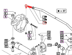 Mahindra Tractor Tie Rod End Ball Joint LH/RH 006500359C1 Mahindra Direct Parts