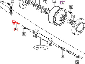 Mahindra Tractor Tie Rod End Right Hand RH 15264363200 Mahindra Direct Parts