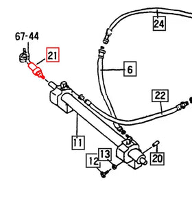 Mahindra Tractor Tie Rod End (Old Sheet Metal) 15264074302 Mahindra Direct Parts