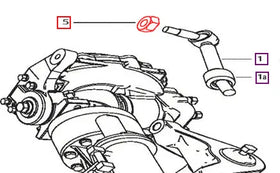 Mahindra Tractor Tie Rod Nut 007602877C1 Mahindra Direct Parts