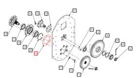Mahindra Tractor Tiller Gasket Hub CKSX09F00070N-FM Mahindra Direct Parts