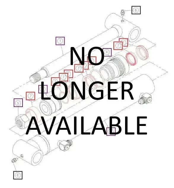 Mahindra Tractor Tilt Cylinder Seal Kit KMW05902020 Mahindra Direct Parts