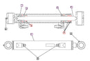 Mahindra Tractor Tilt Cylinder Seal Kit KMW05902121 Mahindra Direct Parts