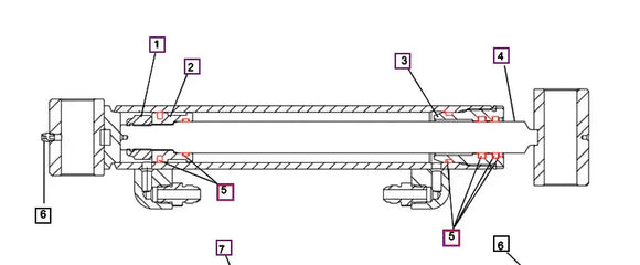 Mahindra Tractor Tilt Cylinder Seal Kit Mahindra