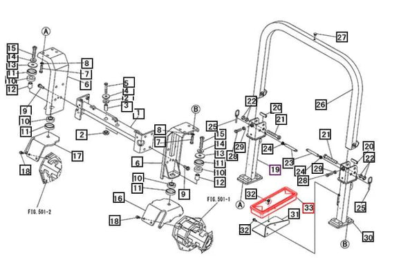Mahindra Tractor Tool Box 6950916000 Mahindra