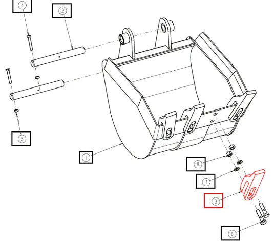 Mahindra Tractor Tooth ANSALN47-21-9000 Mahindra Direct Parts