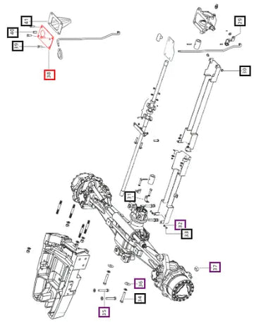 Mahindra Tractor Top Cover 4wd Lever E007604475D1 Mahindra Direct Parts