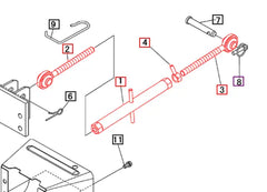 Mahindra Tractor Top Link Assembly 19633026AG0