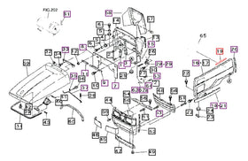 Mahindra Tractor Top Of Side Rubber Cushion MA911822000 Mahindra