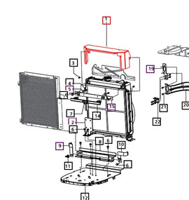 Mahindra Tractor Top Sealing Condenser E007544231D91 Mahindra Direct Parts