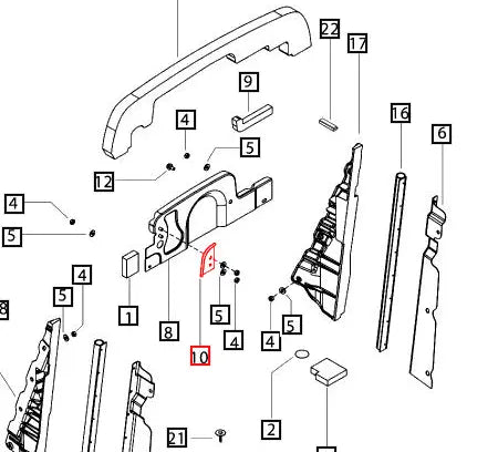 Mahindra Tractor Top Sealing Support Plate 007637477U1 Mahindra Direct Parts