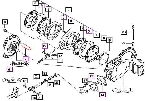 Mahindra Tractor Torque Pin(d=25) 14883100020 Mahindra Direct Parts