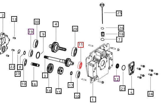 Mahindra Tractor Transmission Bearing 000016299P04 Mahindra Direct Parts