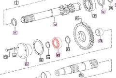 (Limited Availability) Mahindra Tractor Transmission Bearing 005558405R91