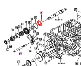 Mahindra Tractor Transmission Bearing 35741264000 Mahindra Direct Parts
