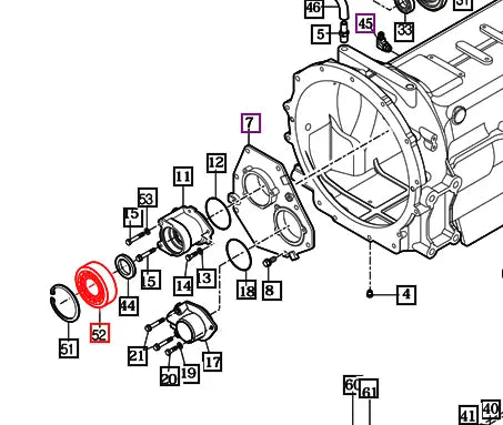 Mahindra Tractor Transmission Bearing V6001506008 Mahindra Direct Parts