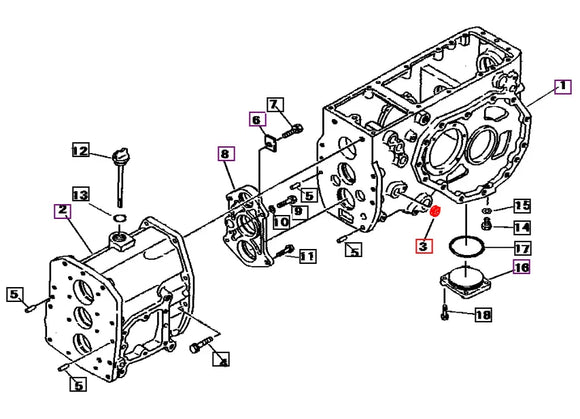 Mahindra Tractor Transmission Cap / Seal 08340020070 Mahindra Direct Parts