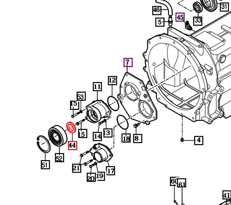 Mahindra Tractor Transmission Cover Seal 19022120900 Mahindra Direct Parts