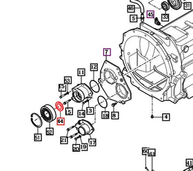 Mahindra Tractor Transmission Cover Seal 19022120900 Mahindra Direct Parts