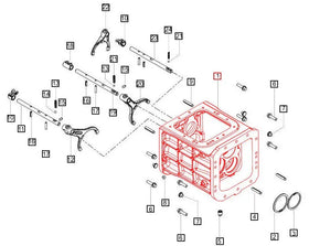 Mahindra Tractor Transmission Housing 006509722U2 Mahindra