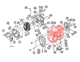 Mahindra Tractor Transmission Housing 19441203AGA Mahindra Direct Parts