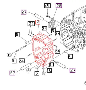 Mahindra Tractor Transmission Housing Bearing Holder 19571206BR0 Mahindra Direct Parts