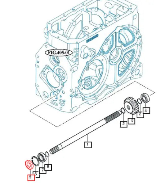 Mahindra Tractor Transmission Internal 4WD Shaft Oil Seal Mahindra