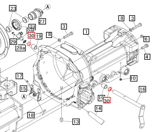 Mahindra Tractor Transmission Release Shaft Oil Seal 11761016000 Mahindra Direct Parts