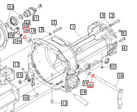 Mahindra Tractor Transmission Release Shaft Oil Seal 11761016000 Mahindra Direct Parts
