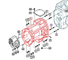 Mahindra Tractor Transmission Spacer Case 17972300011M Mahindra Direct Parts